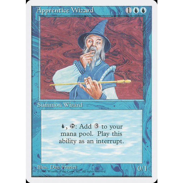 Magic: The Gathering Apprentice Wizard (061) Moderately Played
