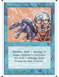 Magic: The Gathering Backfire (062) Moderately Played