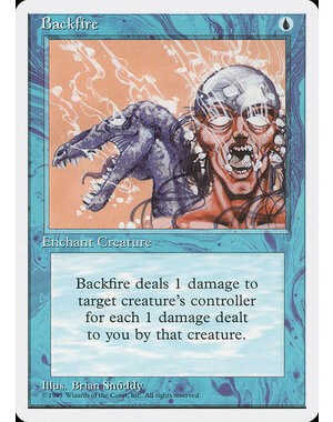 Magic: The Gathering Backfire (062) Moderately Played