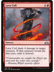Magic: The Gathering Lava Coil (108) Lightly Played