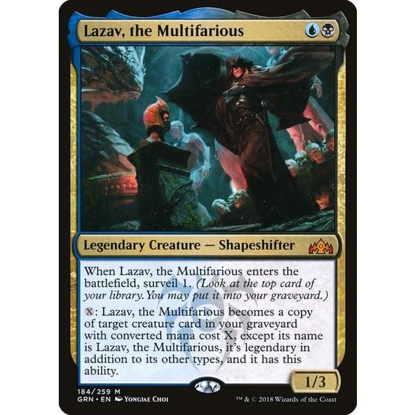 Magic: The Gathering Lazav, the Multifarious (184) Lightly Played