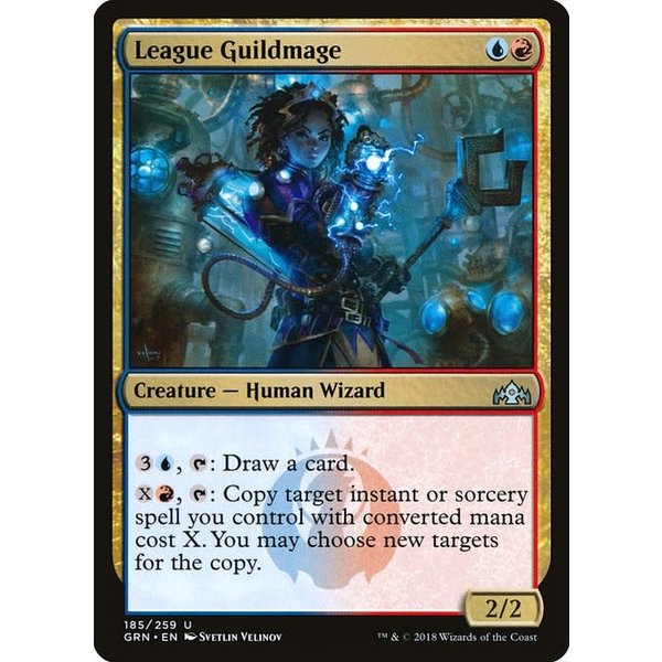 Magic: The Gathering League Guildmage (185) Moderately Played Foil