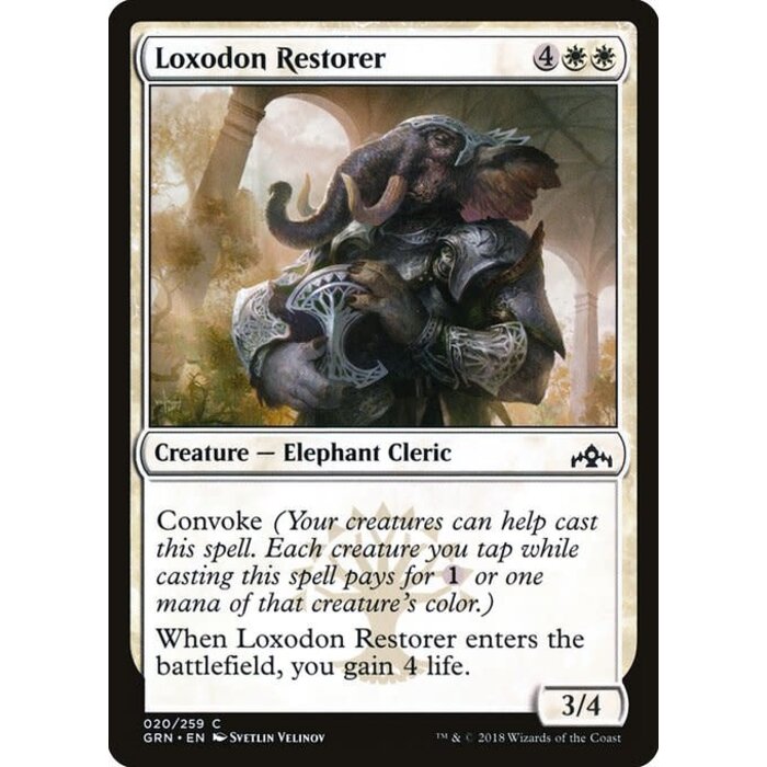 Magic: The Gathering Loxodon Restorer (020) Lightly Played