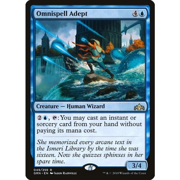 Magic: The Gathering Omnispell Adept (049) Lightly Played