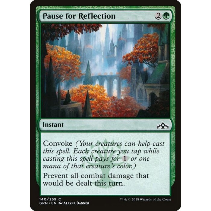 Magic: The Gathering Pause for Reflection (140) Lightly Played