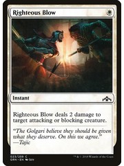 Magic: The Gathering Righteous Blow (023) Lightly Played