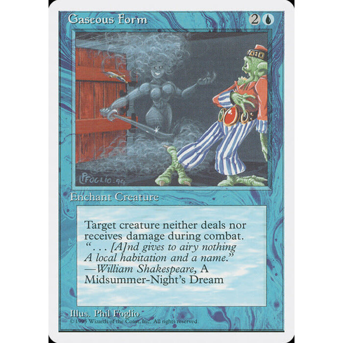 Magic: The Gathering Gaseous Form (074) Moderately Played