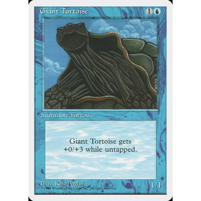 Magic: The Gathering Giant Tortoise (076) Lightly Played