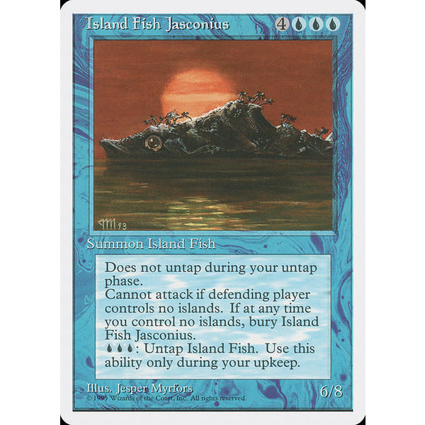 Magic: The Gathering Island Fish Jasconius (078) Lightly Played