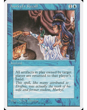 Magic: The Gathering Hurkyl's Recall (077) Moderately Played