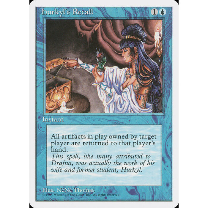 Magic: The Gathering Hurkyl's Recall (077) Moderately Played