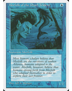 Magic: The Gathering Merfolk of the Pearl Trident (086) Lightly Played
