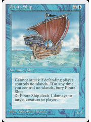 Magic: The Gathering Pirate Ship (091) Lightly Played