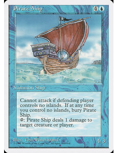 Magic: The Gathering Pirate Ship (091) Lightly Played