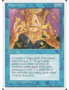Magic: The Gathering Power Sink (093) Lightly Played