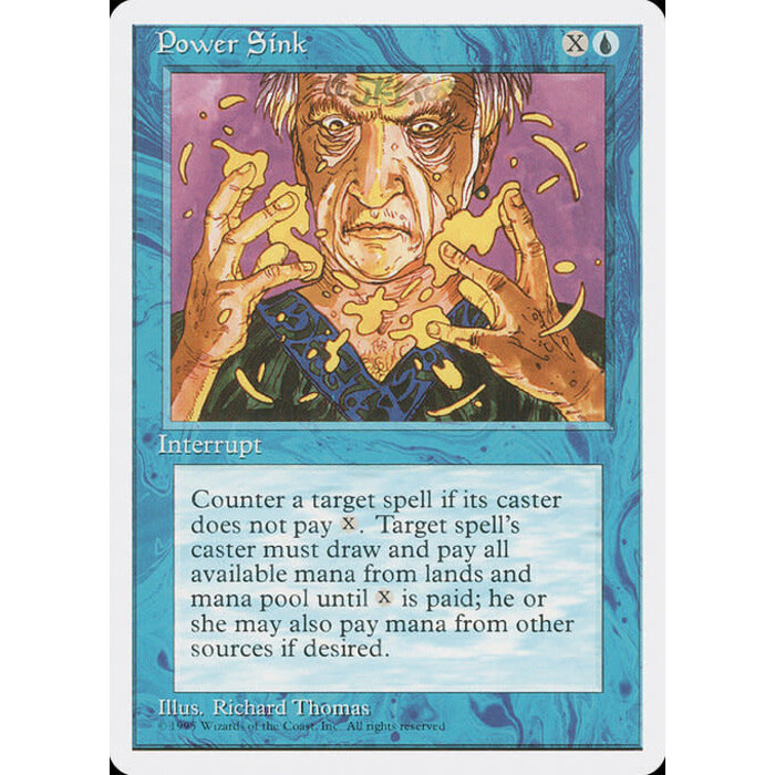Magic: The Gathering Power Sink (093) Lightly Played