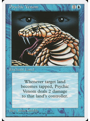 Magic: The Gathering Psychic Venom (096) Lightly Played