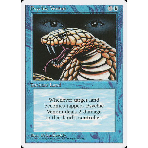 Magic: The Gathering Psychic Venom (096) Lightly Played