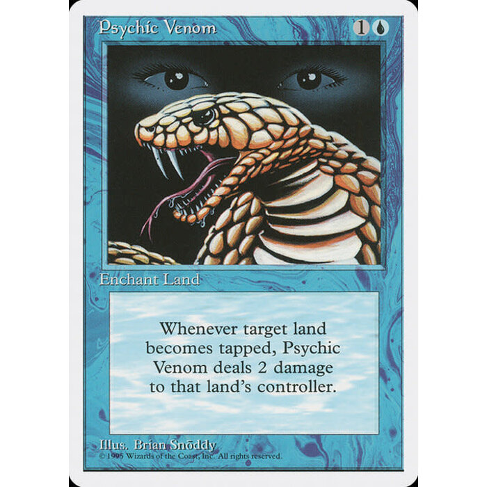 Magic: The Gathering Psychic Venom (096) Lightly Played