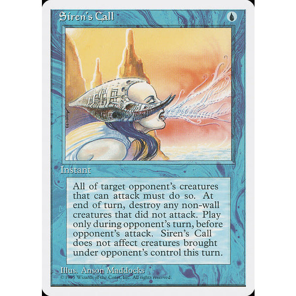 Magic: The Gathering Siren's Call (101) Lightly Played