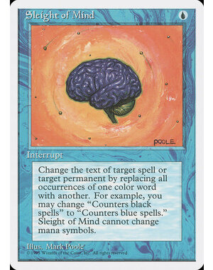 Magic: The Gathering Sleight of Mind (102) Moderately Played