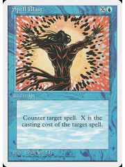 Magic: The Gathering Spell Blast (103) Lightly Played