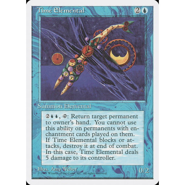 Magic: The Gathering Time Elemental (108) Lightly Played