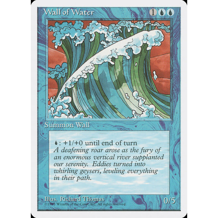 Magic: The Gathering Wall of Water (114) Lightly Played