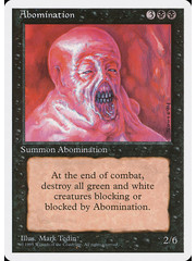 Magic: The Gathering Abomination (117) Lightly Played