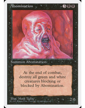 Magic: The Gathering Abomination (117) Lightly Played
