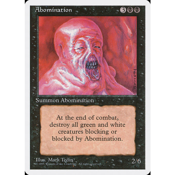 Magic: The Gathering Abomination (117) Lightly Played