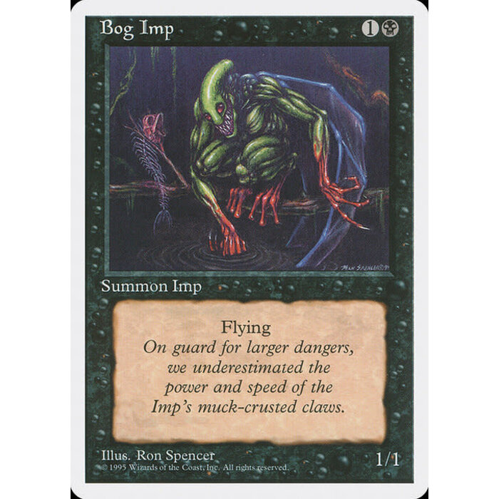 Magic: The Gathering Bog Imp (123) Lightly Played