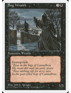 Magic: The Gathering Bog Wraith (124) Lightly Played