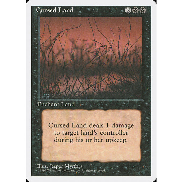 Magic: The Gathering Cursed Land (127) Lightly Played