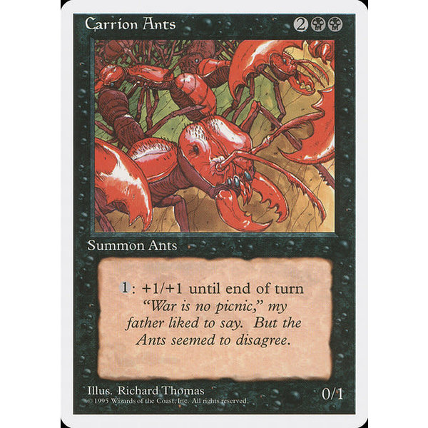 Magic: The Gathering Carrion Ants (125) Moderately Played