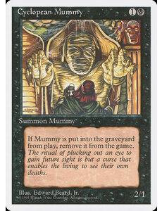 Magic: The Gathering Cyclopean Mummy (128) Lightly Played