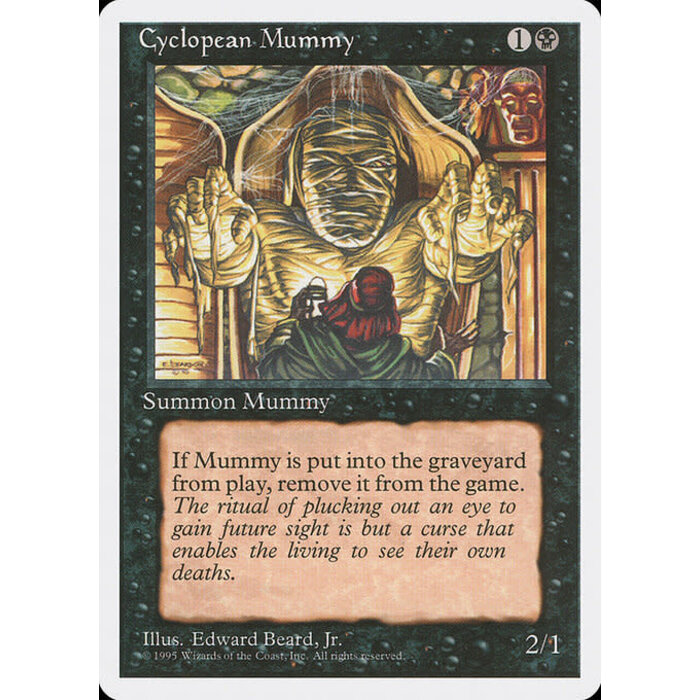 Magic: The Gathering Cyclopean Mummy (128) Lightly Played