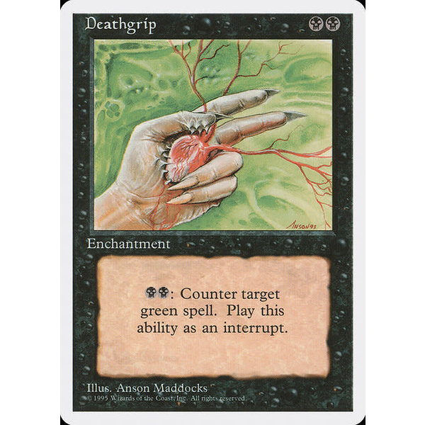 Magic: The Gathering Deathgrip (130) Lightly Played