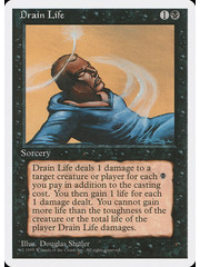 Magic: The Gathering Drain Life (132) Moderately Played