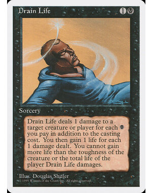 Magic: The Gathering Drain Life (132) Moderately Played