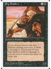 Magic: The Gathering Erg Raiders (135) Lightly Played