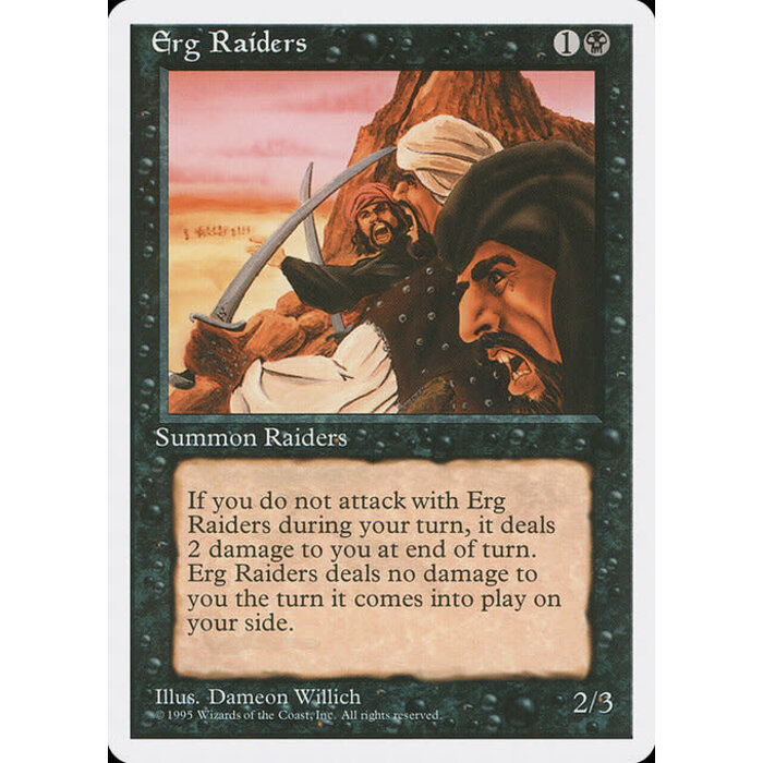 Magic: The Gathering Erg Raiders (135) Lightly Played