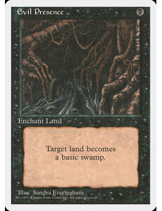 Magic: The Gathering Evil Presence (136) Lightly Played
