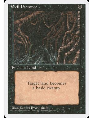 Magic: The Gathering Evil Presence (136) Lightly Played