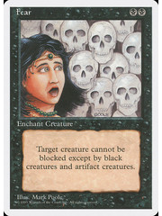 Magic: The Gathering Fear (137) Lightly Played