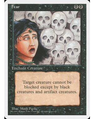 Magic: The Gathering Fear (137) Lightly Played