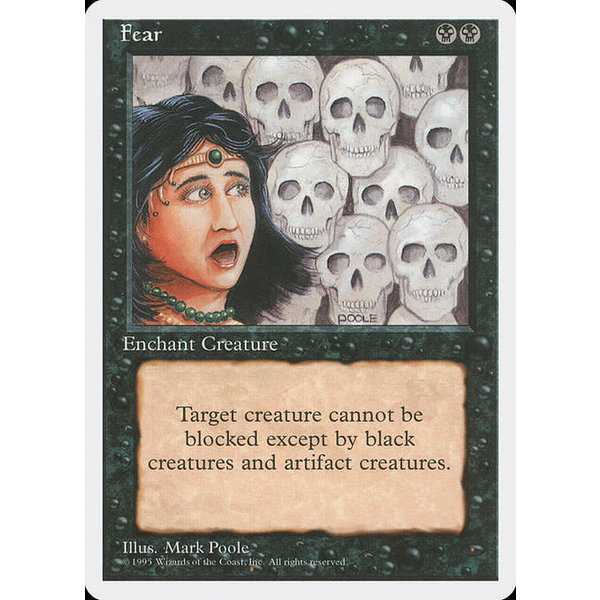Magic: The Gathering Fear (137) Lightly Played