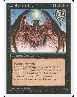 Magic: The Gathering Lord of the Pit (144) Lightly Played