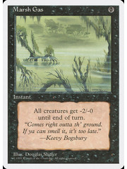 Magic: The Gathering Marsh Gas (146) Lightly Played