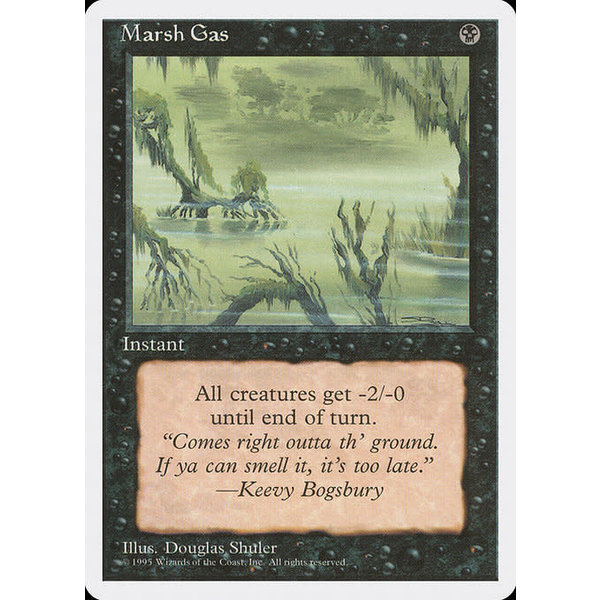 Magic: The Gathering Marsh Gas (146) Lightly Played